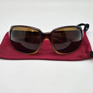 Suncloud Cookie Brown Fade Laser Frame Polarized Brown Lens Sunglasses w/ Case